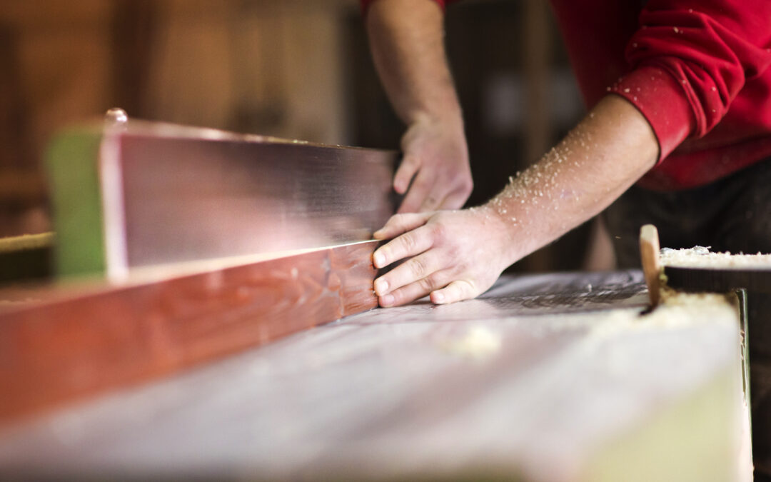 Homestead family working in garden