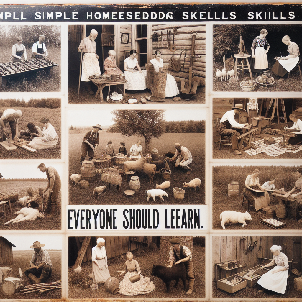 Simple Homesteading Skills Everyone Should Learn
