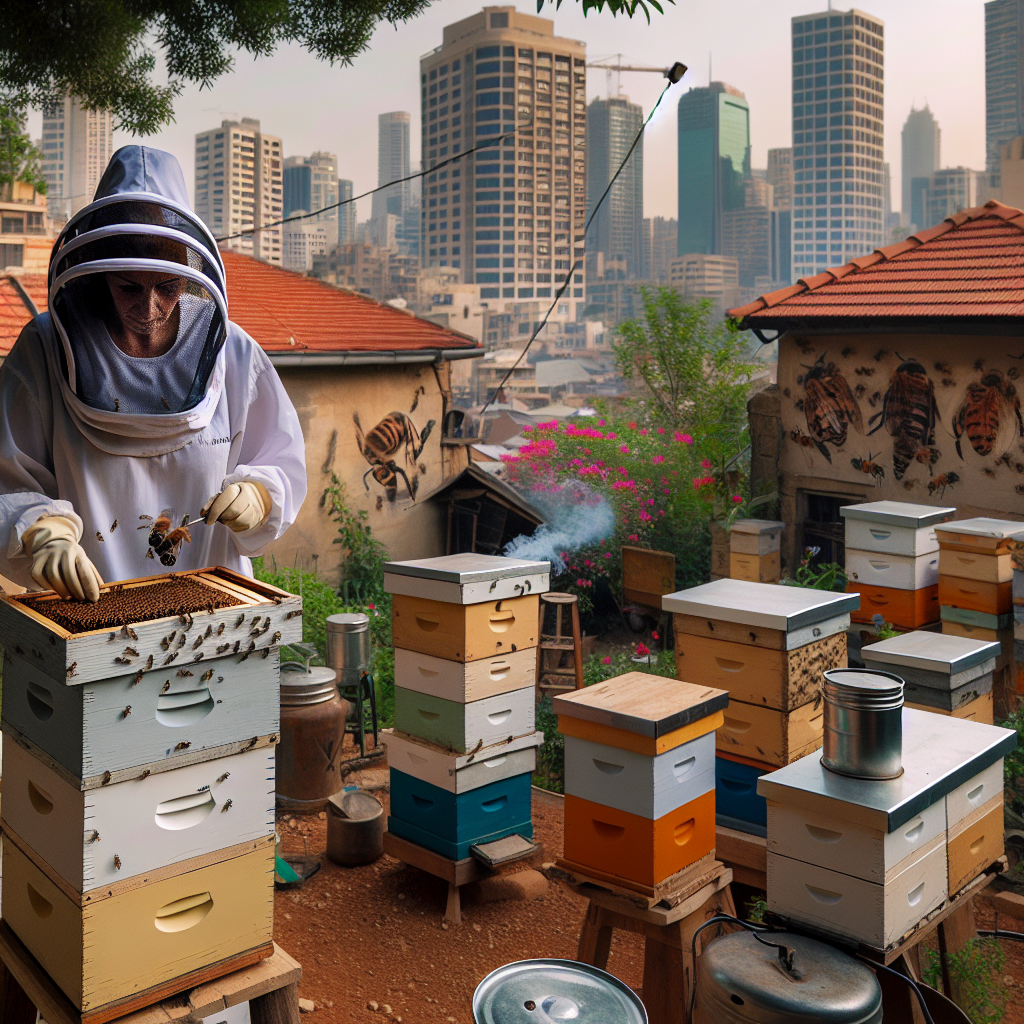 Raising Bees on an Urban Homestead