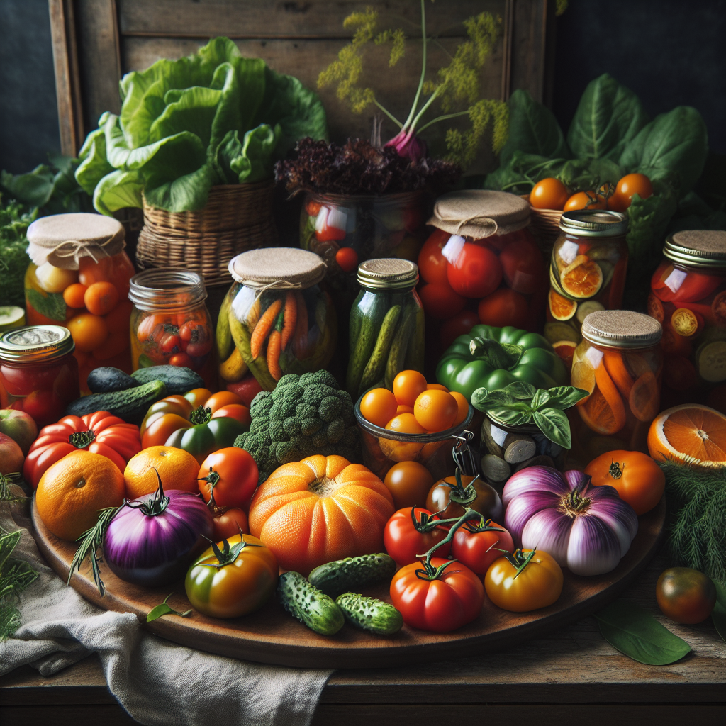 Simple Recipes for Preserving Fruits and Vegetables