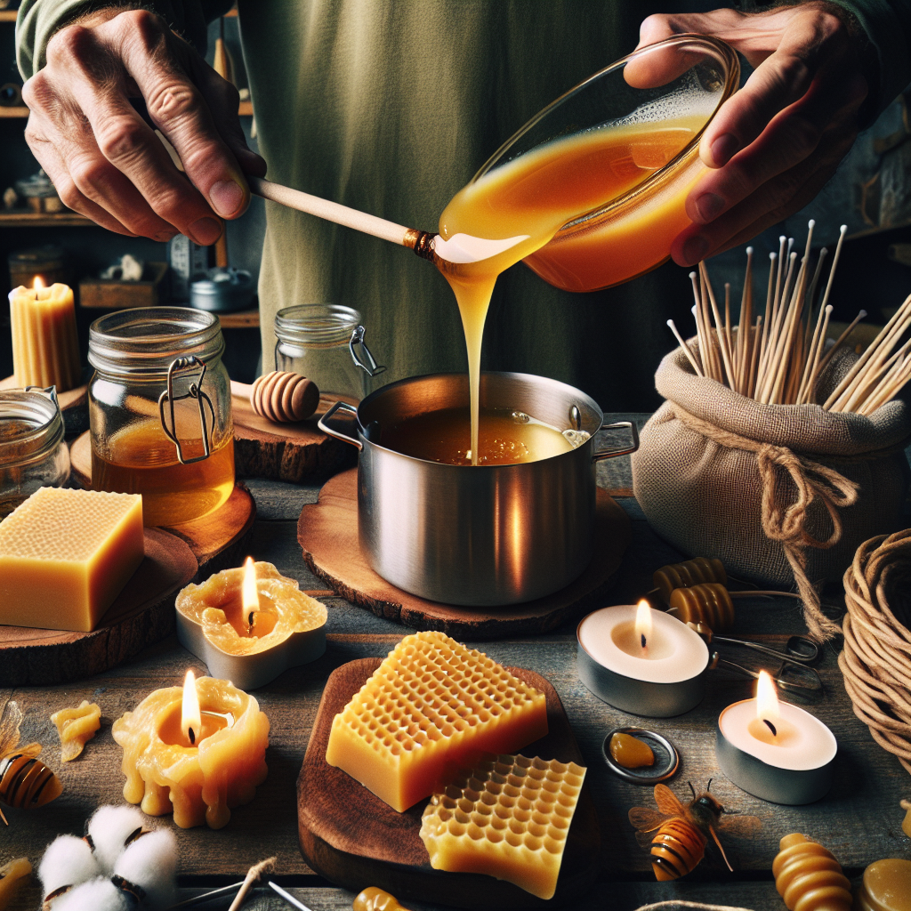 How to Make Your Own Natural Beeswax Candles