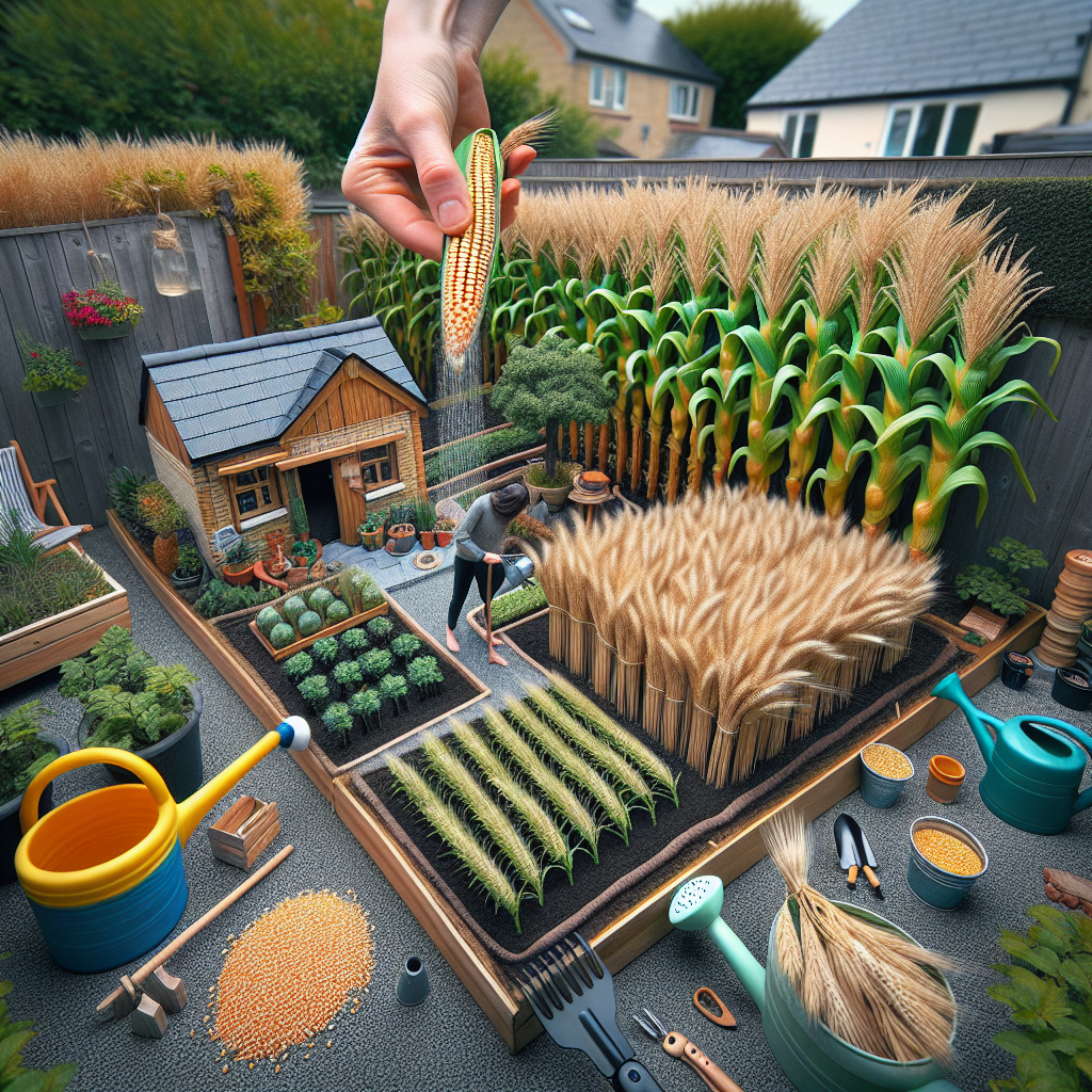 Growing Staple Crops Like Corn and Wheat at Home