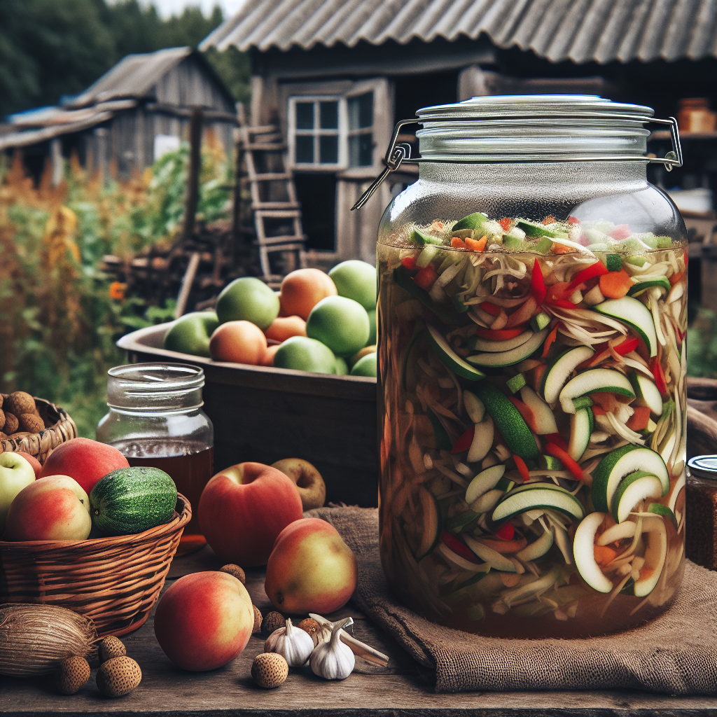 Making Vinegar from HomesteadGrown Produce