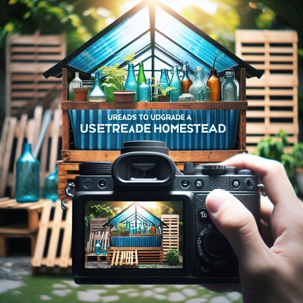 Innovate Your Homestead with Recycled Materials