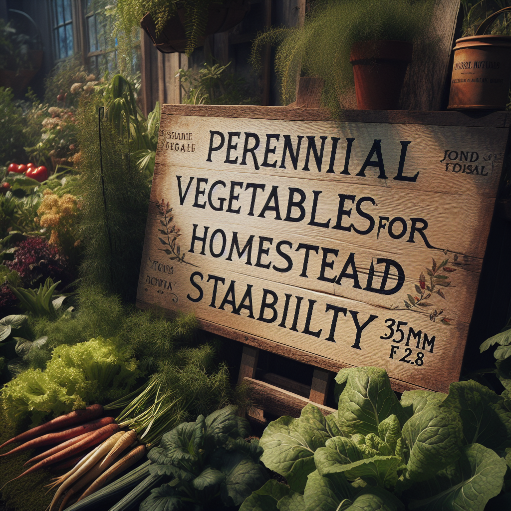 Introduce Perennial Vegetables for Homestead Stability