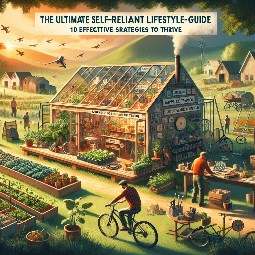 The Ultimate Self-Reliant Lifestyle Guide 2025: 10 Effective Strategies to Thrive